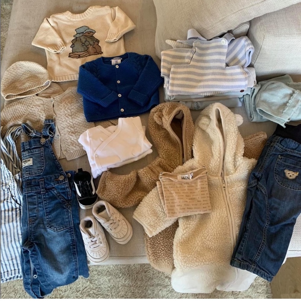 Designer baby boy lot newborn -6 months designer Dior